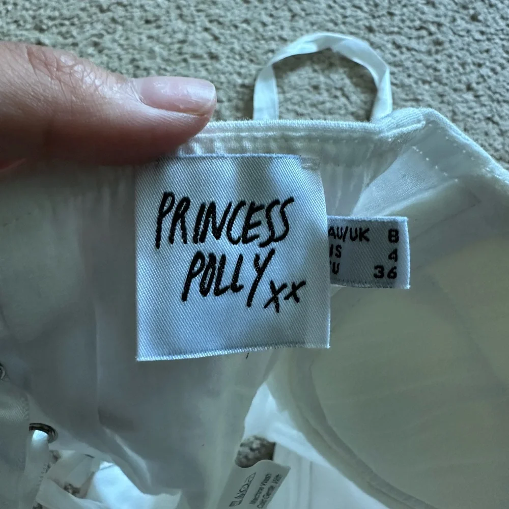 Princess Polly White Corset Top - Picture 3 of 4